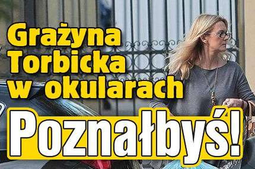 Grażyna Torbicka w okularach. Poznałbyś!