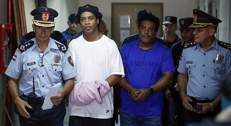 Ronaldinho finally released from prison in Paraguay