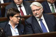 Beata Szydło Witold Waszczykowski Sejm polityka Prawo i Sprawiedliwość PiS