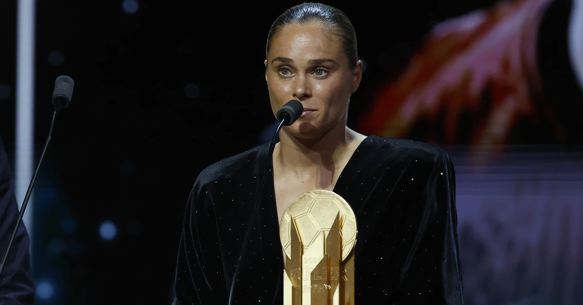 Ewa Pajor na gali Złotej Piłki dostała nagrodę Gerda Muellera