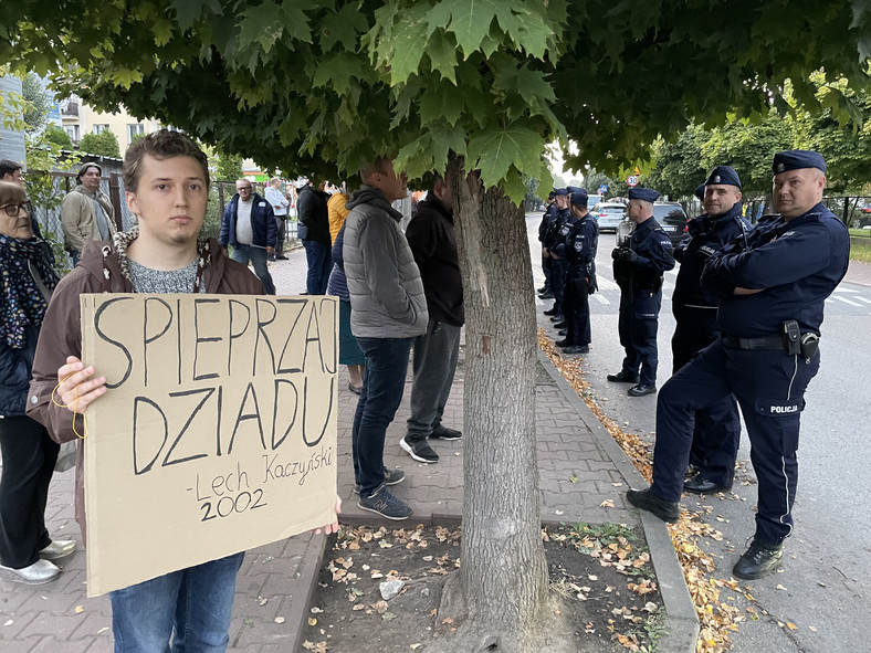 Nie wszystkim spodobała się taka forma protestu