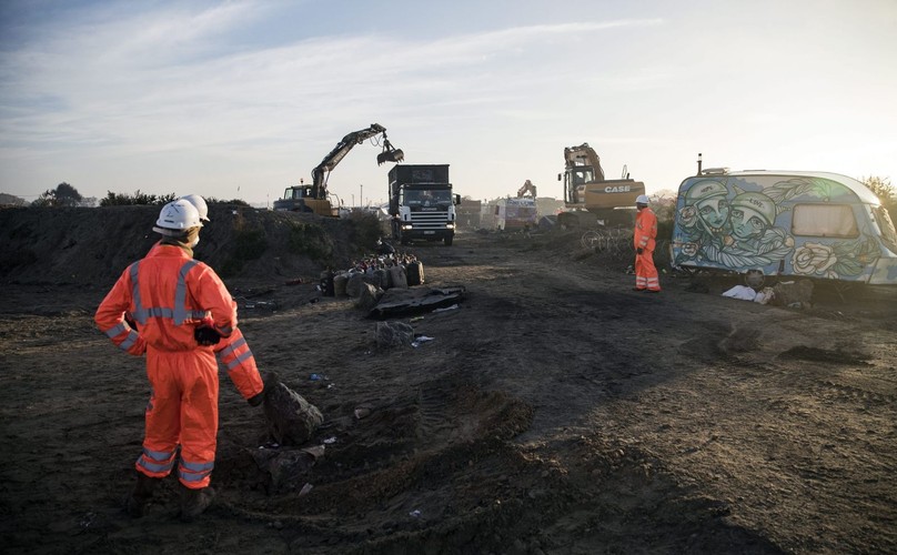 POZOSTAŁOŚCI PO 'DŻUNGLI' W CALAIS