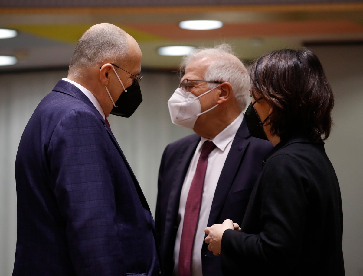 Zbigniew Rau, Josep Borrell i Annalena Baerbock