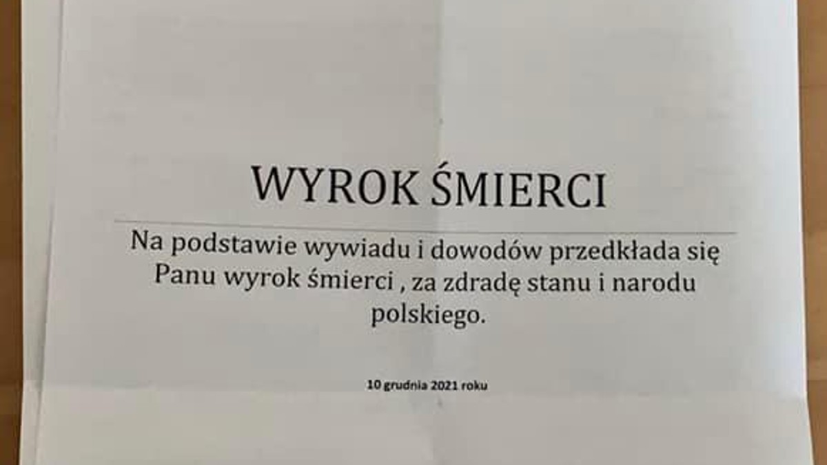 Koronosceptycy wysłali posłom KO listy z "wyrokiem śmierci