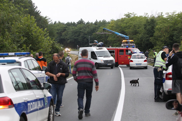 Ibar road, accident, turn to Sremčica, accident