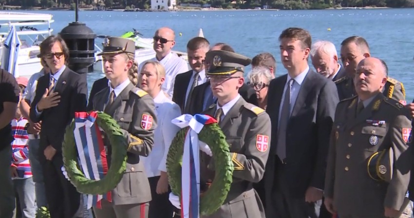 Krf polaganje venaca