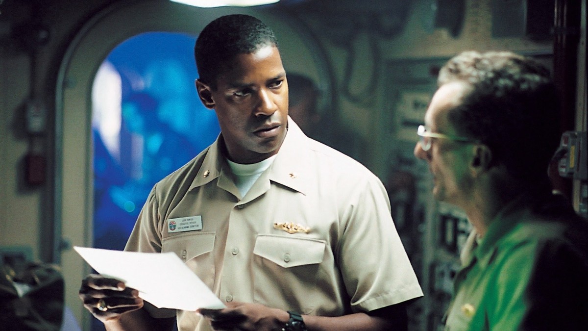 Denzel Washington w filmie "Karmazynowy przypływ"