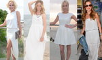 Białe sukienki na lato: tak noszą je gwiazdy