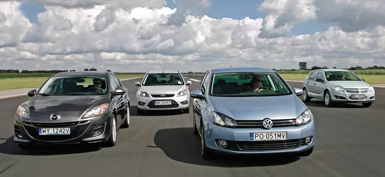 Ford Focus, Mazda 3, Opel Astra i Volkswagen Golf, czyli rynkowe hity z dieslem! Który będzie najlepszym wyborem?