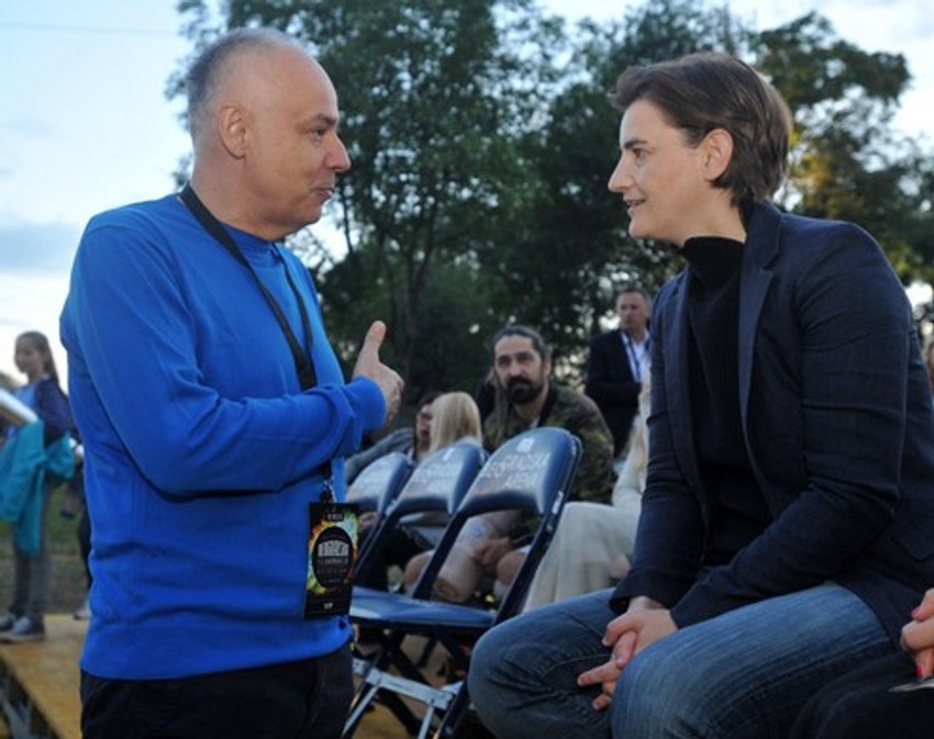 Dr Zoran Radojičić i Ana Brnabić