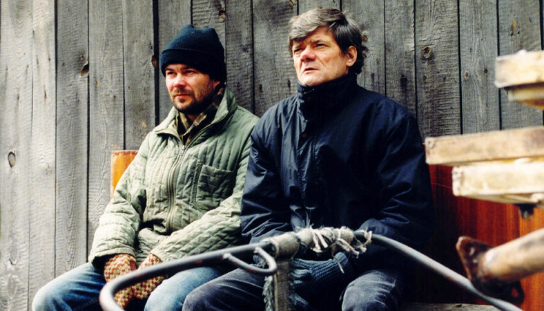 Jacek Braciak i Henryk Gołębiewski w filmie "Edi"