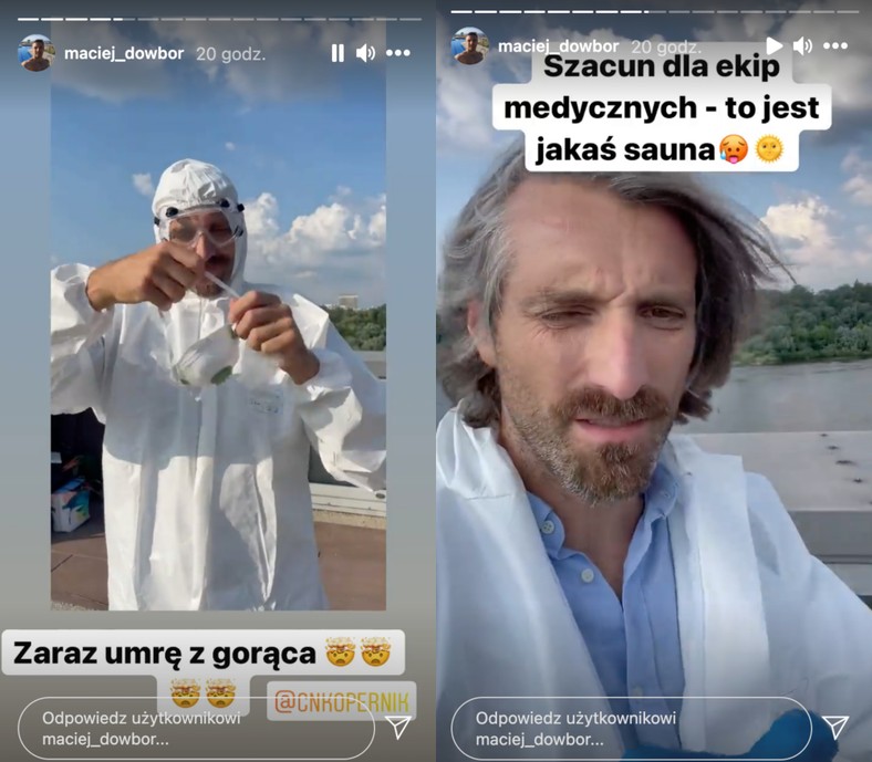 Maciej Dowbor oddał niecodzienny hołd medykom. "Wielki szacun" - Plejada.pl