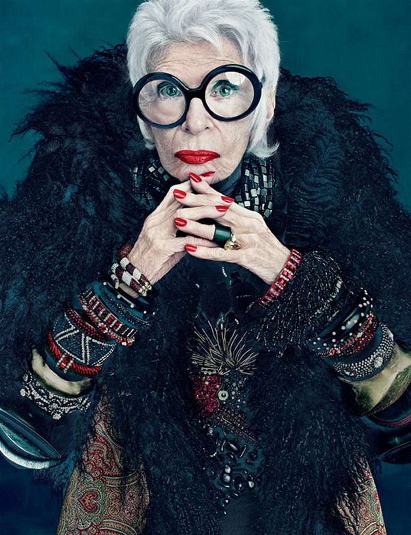 Iris Apfel kosmetyki MAC 2012