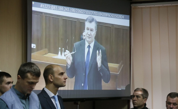 Janukowycz zeznaje przez łącze wideo: Nie nakazałem użycia siły na Majdanie
