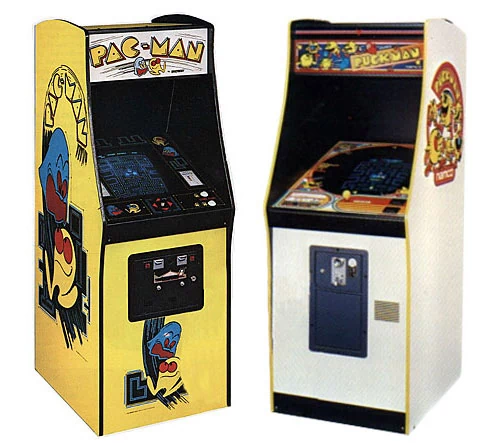 Na takich właśnie automatach swą światowa karierę rozpoczynał Pac-Man. fot. Wikimedia Commons.