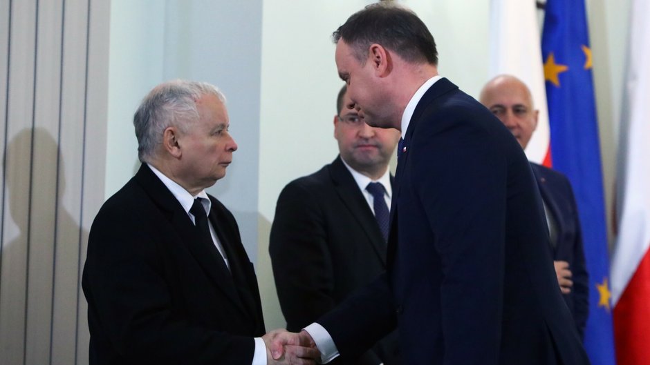 Jarosław Kaczyński i Andrzej Duda