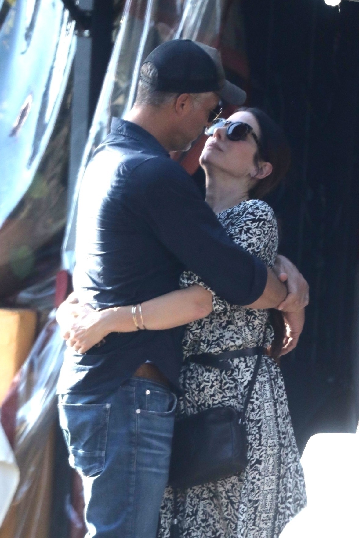 Sanda Bullock s partnerom Bryanom Randallom.