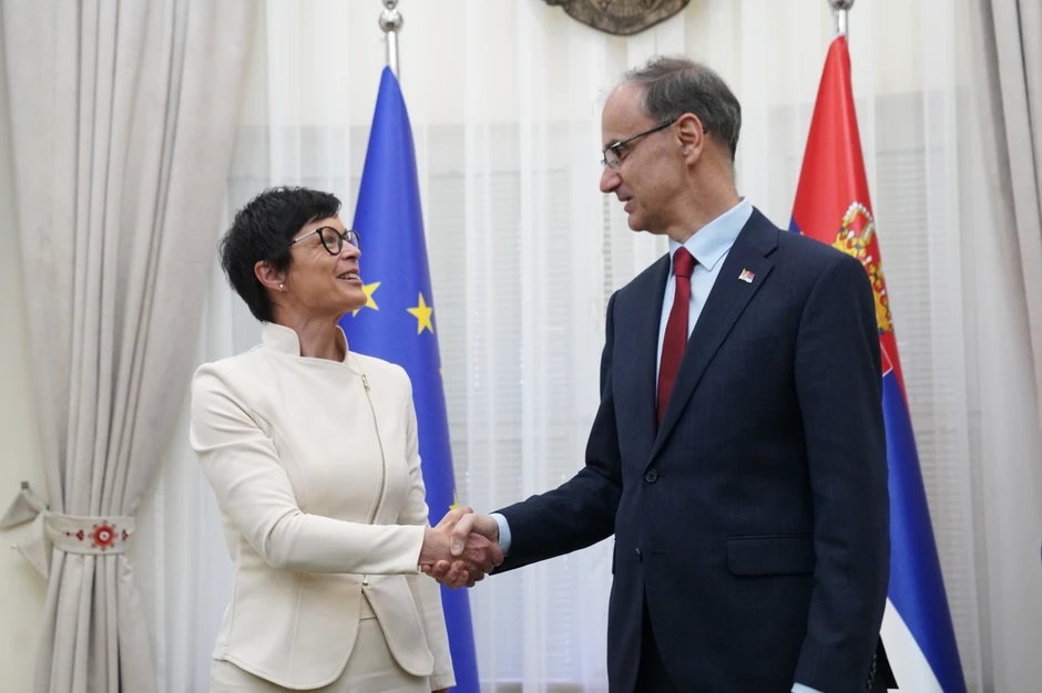 Marta Kos i premijer Macut