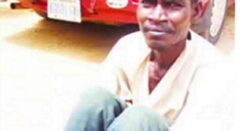 Sex-starved Babangida Garuba was caught having an affair with a goat