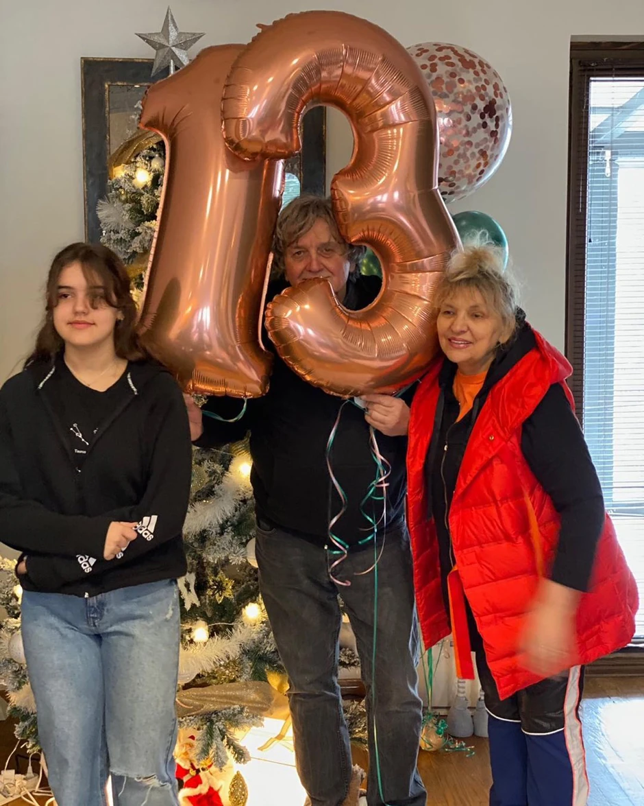 Radoš Bajić sa suprugom