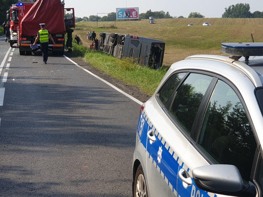 Groźny wypadek w pobliżu miejscowości Klewki