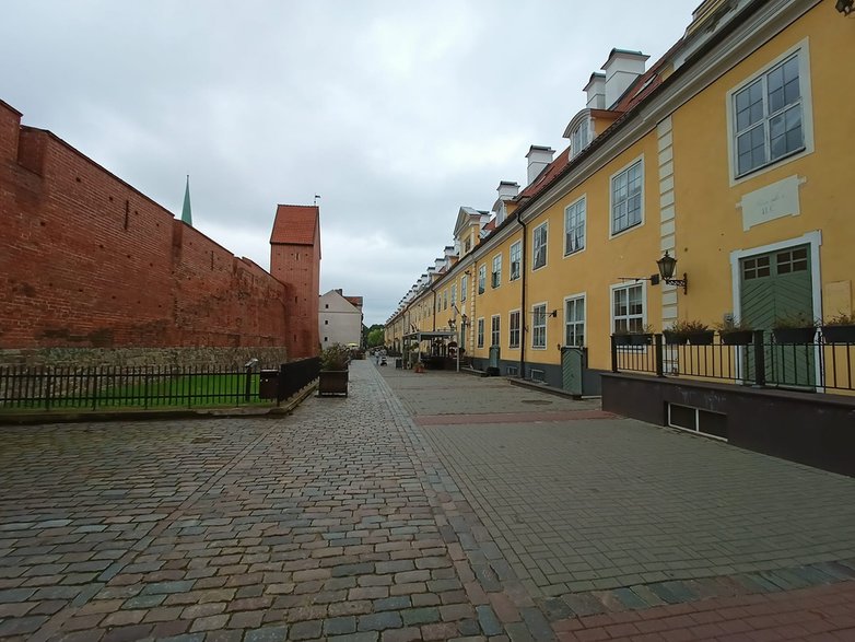 Zabudowa przy Muzeum Wojennym Łotwy