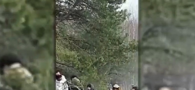 SG: Służby białoruskie pomagają migrantom nielegalnie przedostać do Polski [WIDEO]