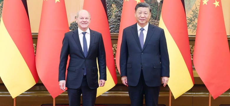 Scholz: Poprosiłem Xi, by użył swojego wpływu na Rosję
