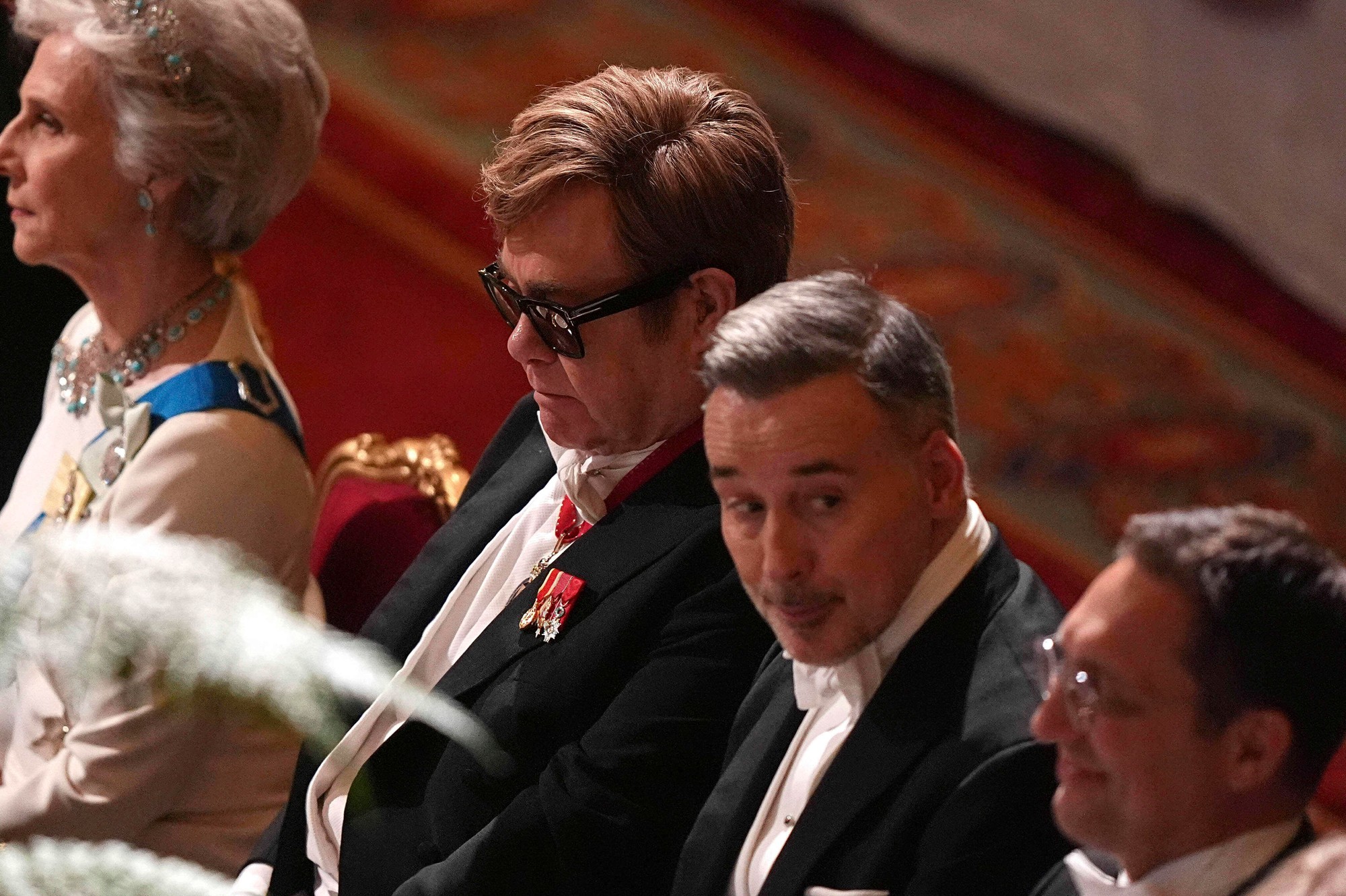 Banket na Windsorskom hrade: Elton John a David Furnish.