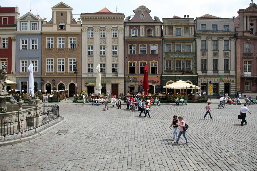 Kamienice na Starym Rynku w Poznaniu