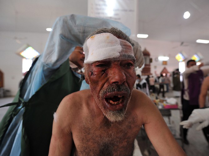 Uczestnik walk w Libi. Sena, Jemen, 25 pażdziernik, 2011