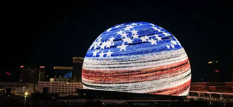 Tego jeszcze nie było. Las Vegas ma nową atrakcję: gigantyczna kula światła The Sphere