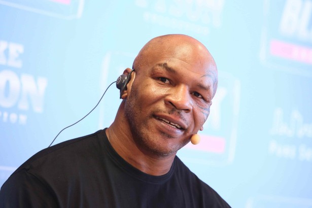 Mike Tyson podczas promocji napoju Black w Polsce