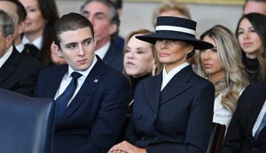 Baron i Melanija Tramp