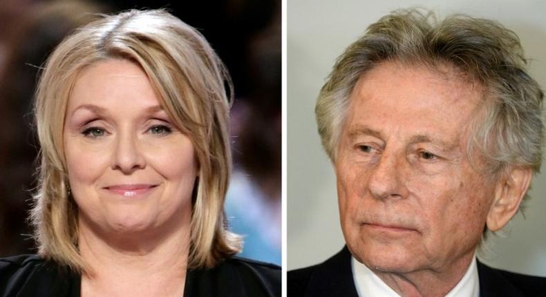 A combo of US writer and former actress Samantha Geimer who, at the age of 13, was raped by French-Polish film director Roman Polanski