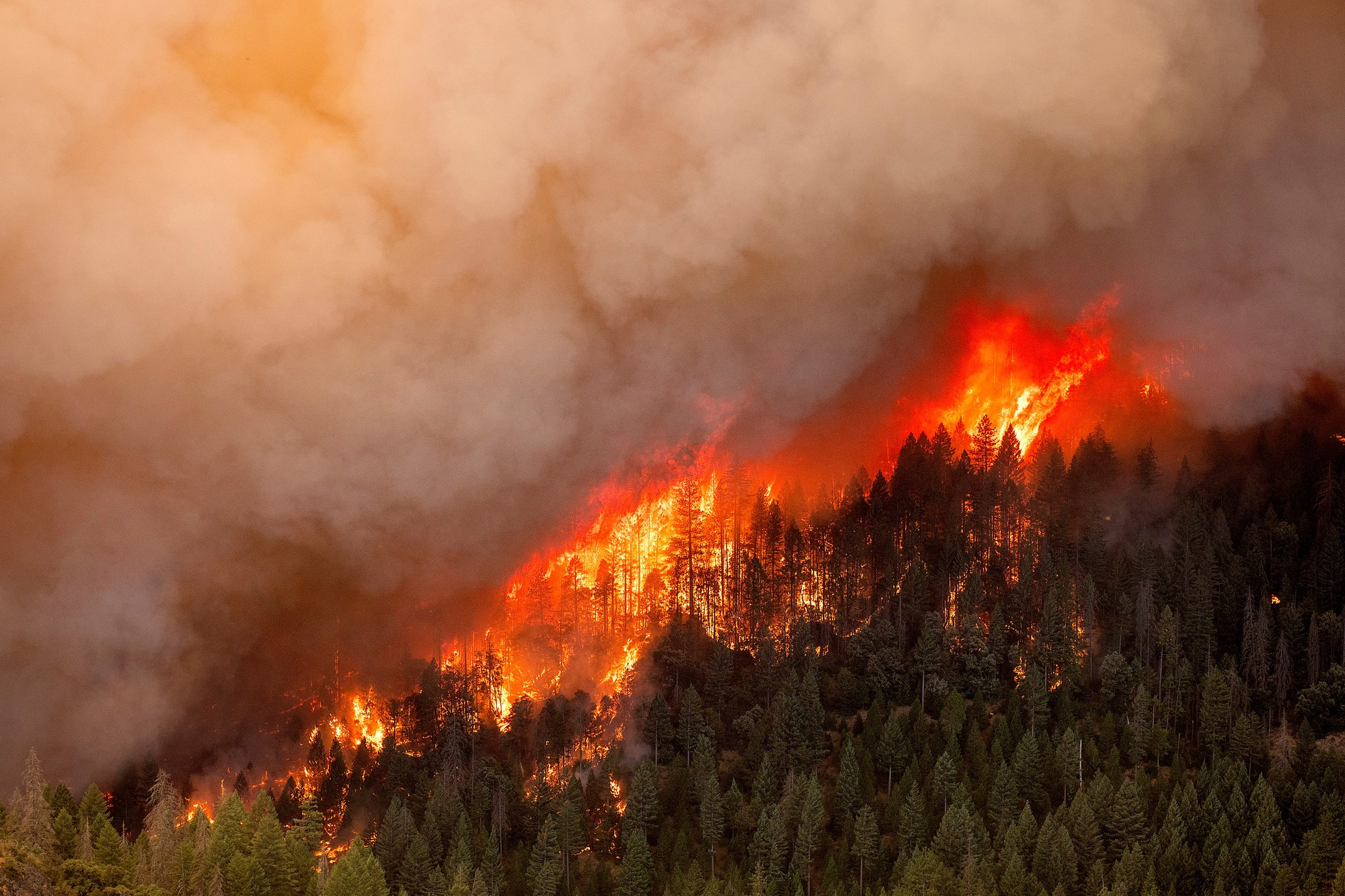 Americký štát Kalifornia sužuje jeden z najväčších požiarov v histórii.
