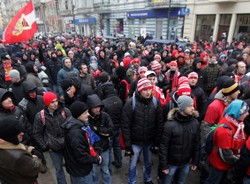 Kibice Widzewa chcą rozliczyć PO z wyborczych obietnic