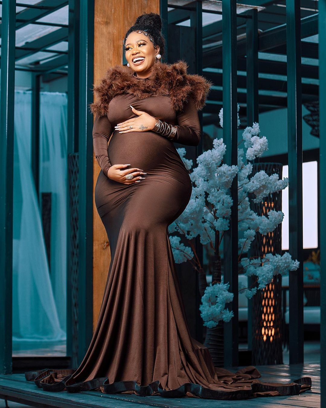 Vera Sidika and her husband Brown Mauzo 