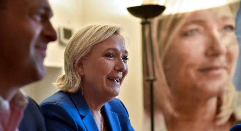 Defeated French presidential candidate Marine Le Pen is seeking to rally her far-right National Front ahead of next month's parliamentary elections