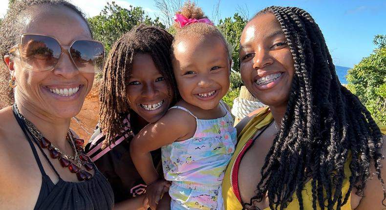 Vanessa Croft and her children live in Anguilla where life is safer and simpler for families.Courtesy of Vanessa Croft
