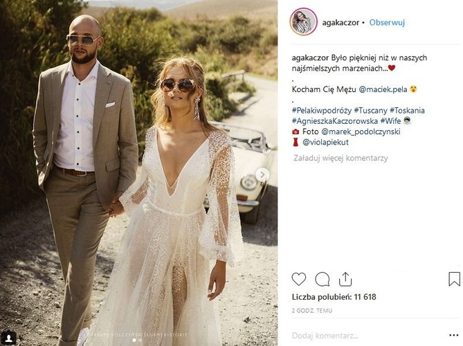 Agnieszka Kaczorowska i Maciej Pela