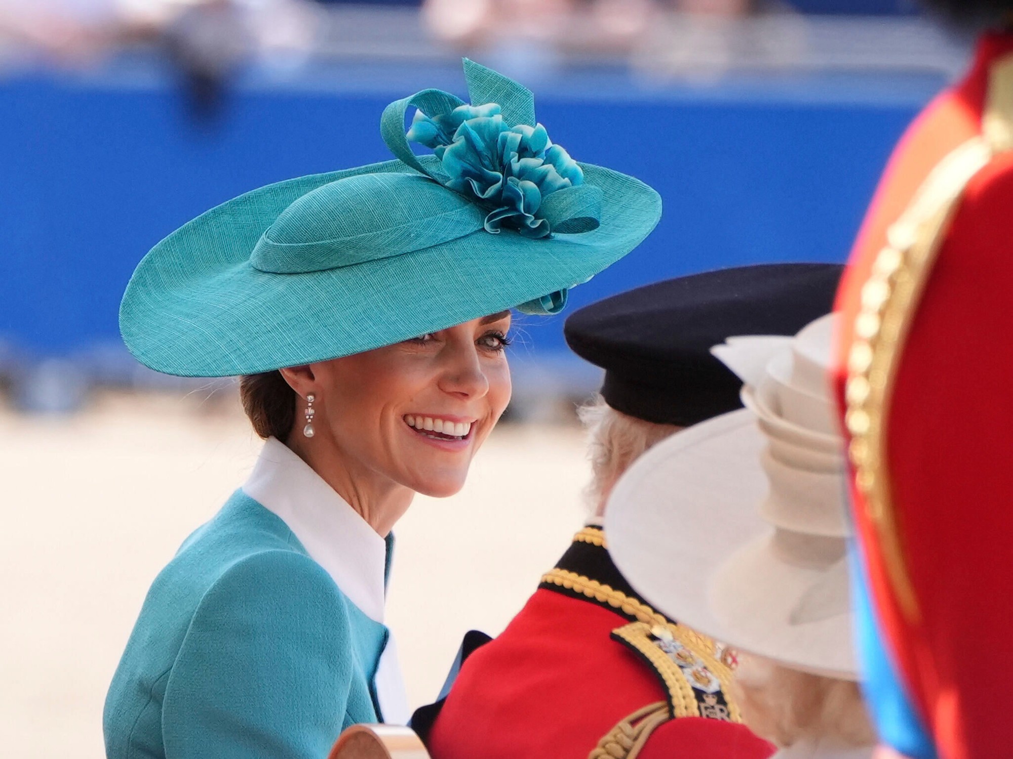 Vojenská prehliadka Trooping the Colour na počesť narodenín britského kráľa Karola III.