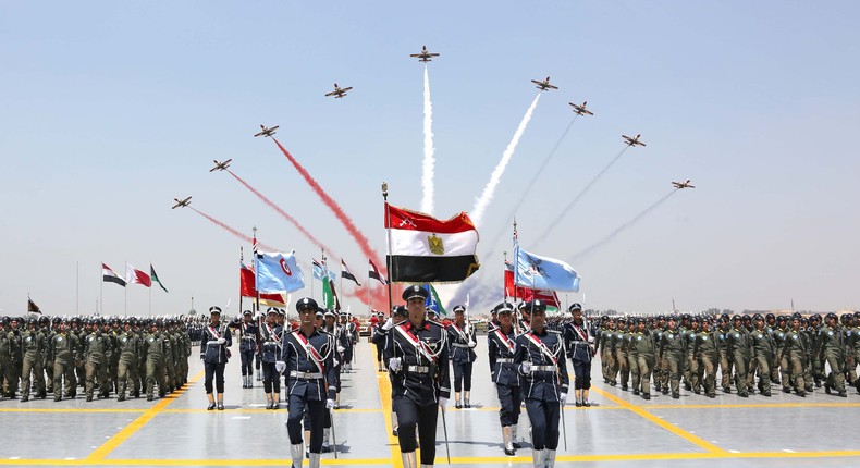 According to the index, Egypt is ranked the most powerful military force in Africa and 14th globally.With a sizable, well-trained military personnel force of 1.3 million, Egypt has a long history of being a major power player in the Middle East and North Africa.