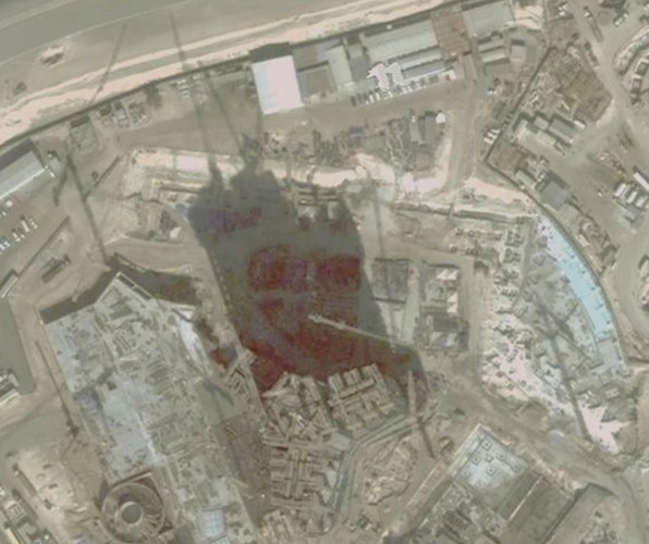 Zjednoczone Emiraty Arabskie. Budowa Burj Dubaj - wysokość 634,0 m