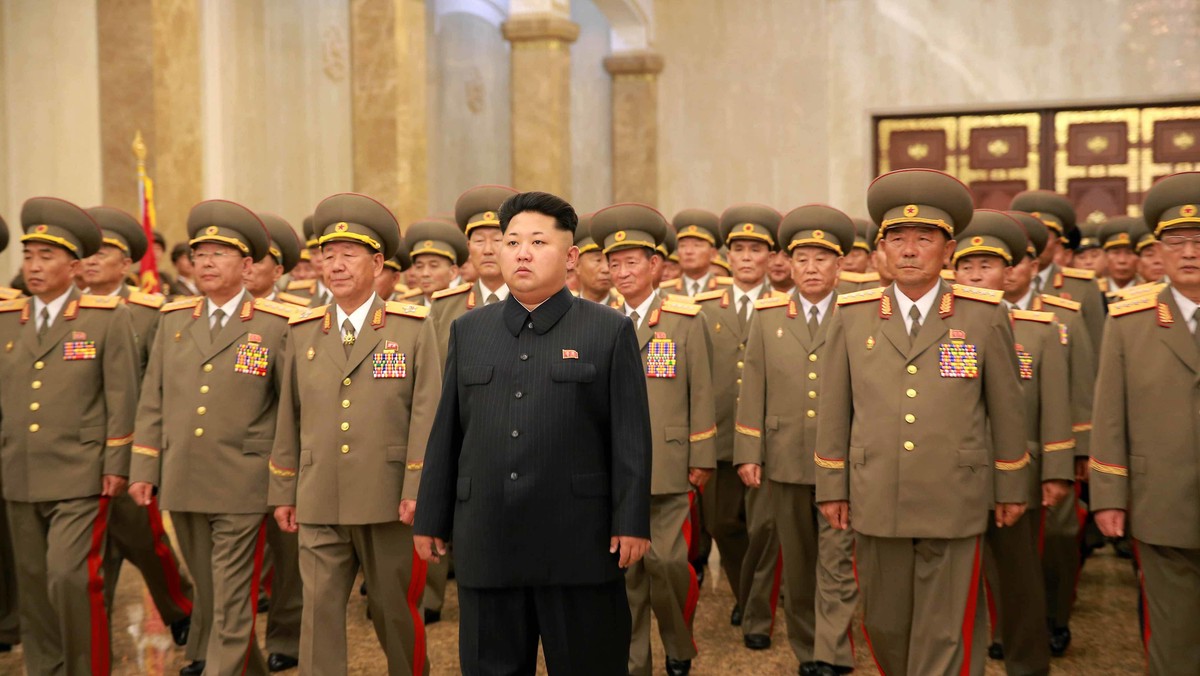 Kim Jong Un at North Korea Commemoration