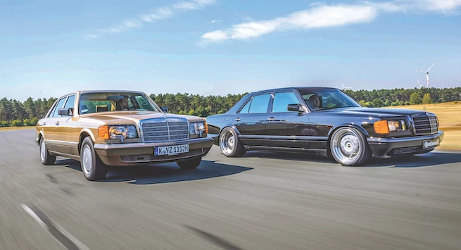 Mercedes 420 SEL kontra 6.0 z silnikiem Brabusa