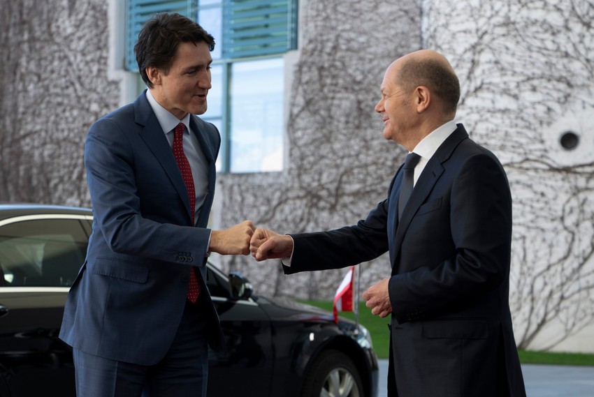 Džastin Trudo i Olaf Šolc