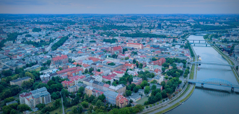 Krakowski Kazimierz i rzeka Wisła