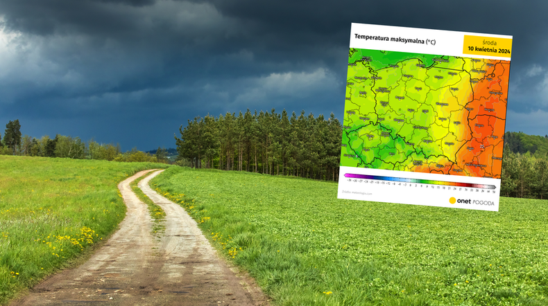 Dziś czeka nas szok termiczny (screen: meteologix.com)