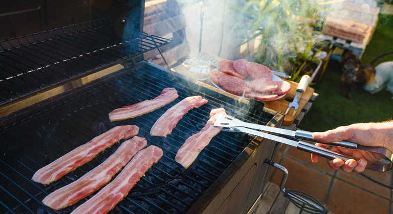 Cutting back on processed meat could reduce rates of cancer, diabetes and heart disease. As little as 10 slices of bacon per week could make a difference.Vera Vita/Getty Images